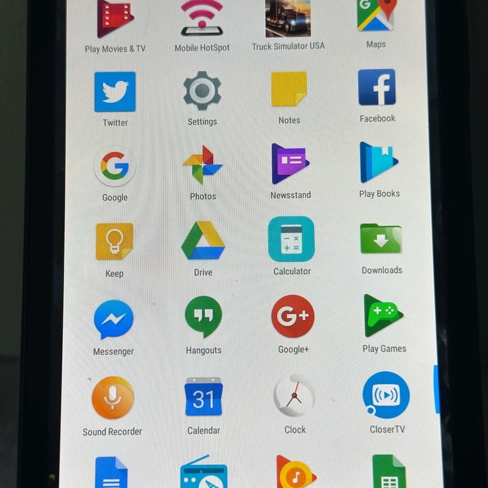 A30 Tablet - Sleek Black Design